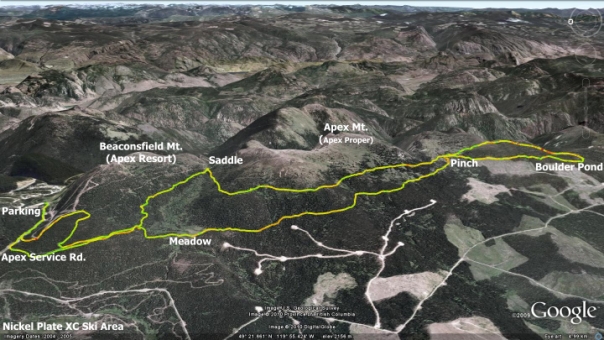 West Apex Trail Network - (click to enlarge)